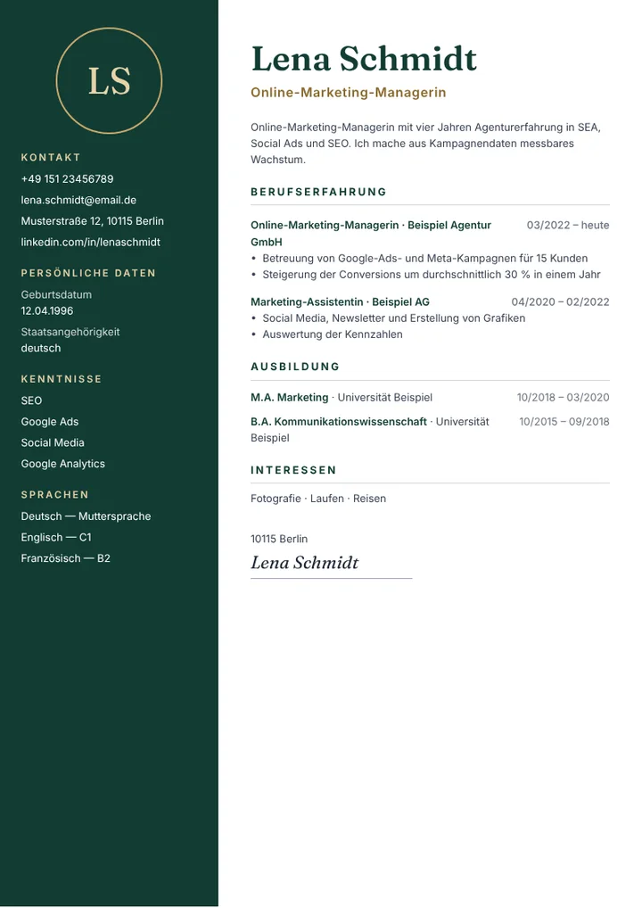 Die Vorlage Nacht in einer anderen Farbe
